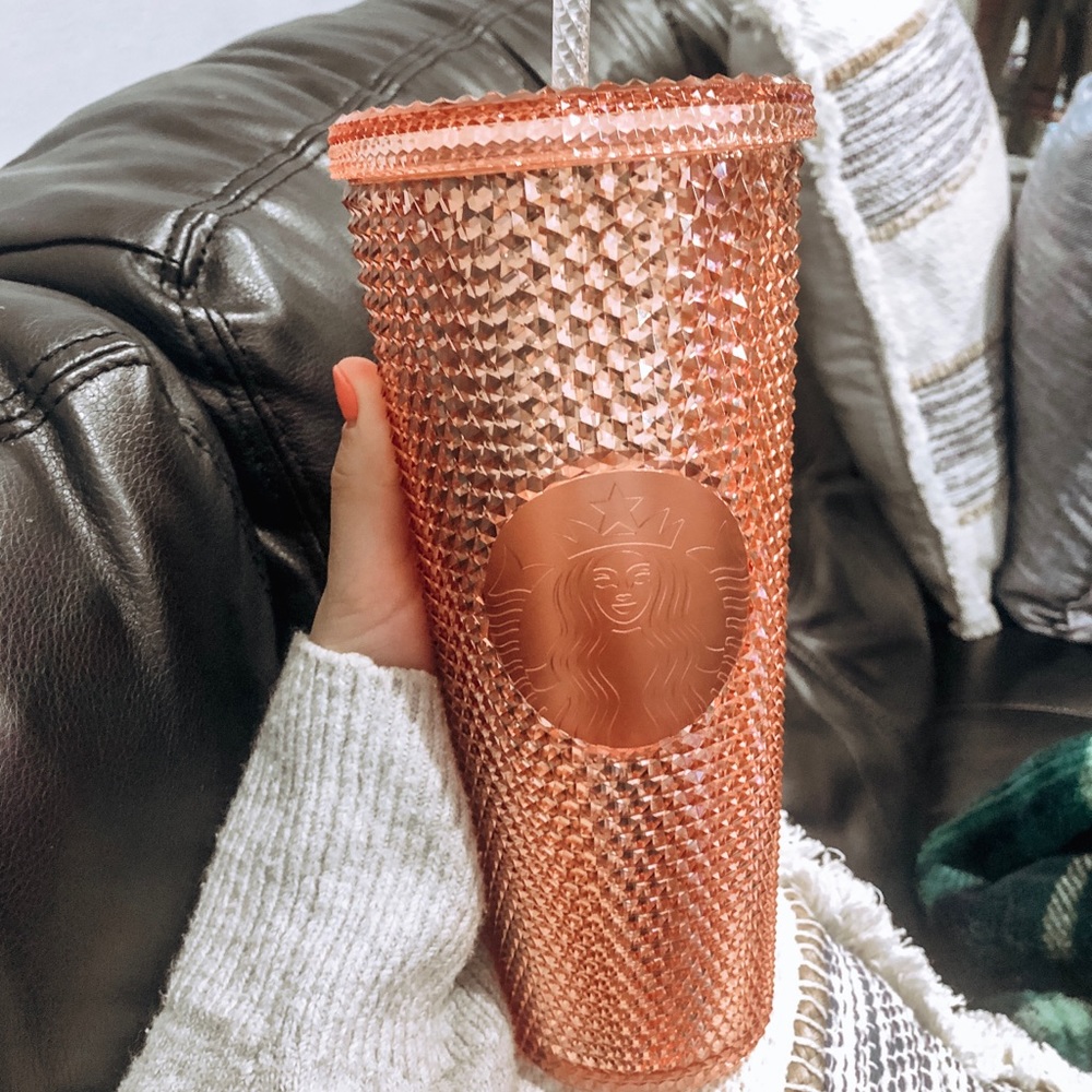 Limited edition Starbucks rose gold tumbler